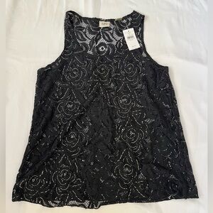 Day trip Buckle Lacey Tank Top
